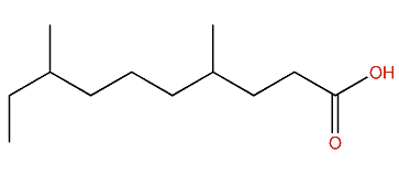4,8-Dimethyldecanoic acid