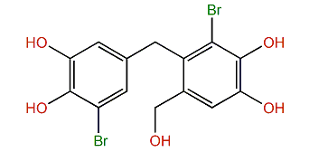 3-Bromo-2-(3-bromo-4,5-dihydroxybenzyl)-4,5-dihydroxybenzyl alcohol