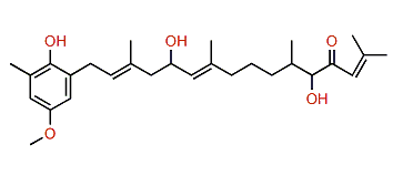 5,12-Dihydroxy-16-(2-hydroxy-5-methoxy-3-methylphenyl)-2,6,10,14-tetramethyl-2,10,14-hexadecatrien-4-one