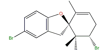 5,5'-Dibromo-2',6',6'-trimethylspiro-benzofuran-2(3H),1'-cyclohex-2'-ene