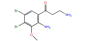 5,6-Dibromo-7-methoxykynuramine