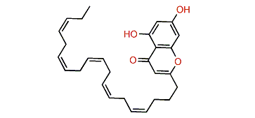 (Z,Z,Z,Z,Z)-5,7-Dihydroxy-2-(4,7,10,13,16-nonadecapentaenyl)-4H-1-benzopyran-4-one