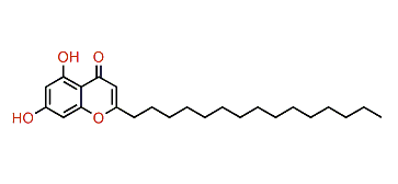 5,7-Dihydroxy-2-pentadecyl-4H-1-benzopyran-4-one
