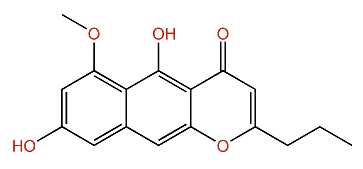 5,8-Dihydroxy-6-methoxy-2-propyl-4H-naphtho[2,3-b]pyran-4-one