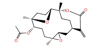 5,8-Epoxy-9-acetoxysinulariolide