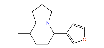 5-(3-Furyl)-8-methyl-octahydroindolizine