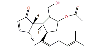 (13Z)-5-Acetoxy-12-hydroxy-4,10-secospata-2,13(15),17-trien-10-one