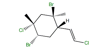 5-Chloro-2-(E)-chlorovinyl-1,4-dibromo-1,5-dimethylcyclohexane