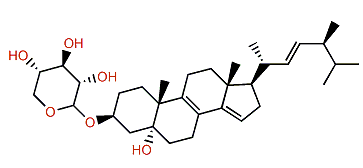 (24S)-5-Hydroxy-24-ethyl-5a-cholesta-8,14,22-trien-3-yl-D-xylopyranoside