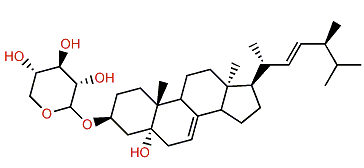 (24S)-5-Hydroxy-24-methyl-5a-cholesta-7,22-dien-3-yl-D-xylopyranoside