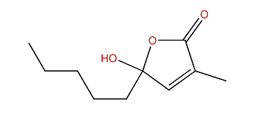 5-Hydroxy-3-methyl-5-pentyl-2,5-dihydrofuran-2-one