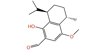 5-Hydroxy-8-methoxycalamenene-15-al
