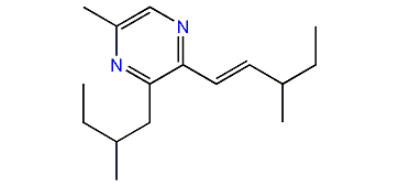(E)-5-Methyl-3-(2-methylbutyl)-2-(3-methylpent-1-enyl)-pyrazine