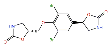 (5R,5'R)-5-[3,5-Dibromo-4-[(2-oxo-5-oxazolidinyl)methoxy]-phenyl]-2-oxazolidinone