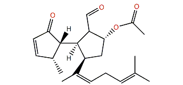 (5R,13Z)-5-Acetoxy-10-oxo-4,10-secospata-2,13(15),17-trien-12-al