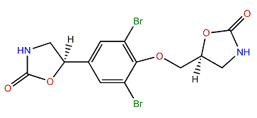 (5R,5S)-5-[3,5-Dibromo-4-[(2-oxo-5-oxazolidinyl)-methoxy]-phenyl]-2-oxazolidinone