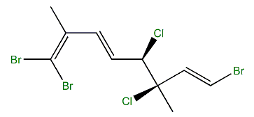 (3E,5R,6R,7E)-1,1,8-Tribromo-5,6-dichloro-2,6-dimethyl-1,3,7-octatriene