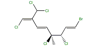 (1E,3E,5R,6S,7E)-1-Bromo-7-dichloromethyl-3,4,8-trichloroocta-1,5,7-triene