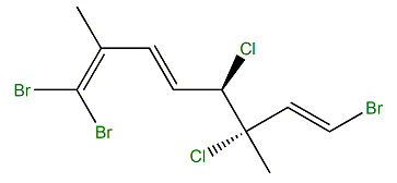 (3E,5R,6S,7E)-1,1,8-Tribromo-5,6-dichloro-2,6-dimethyl-1,3,7-octatriene