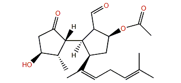 (2S,5S,13Z)-5-Acetoxy-2-hydroxy-10-axo-4,10-secospata-13(15),17-dien-12-al