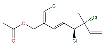 (2E,3E,5S,6R)-2-(Acetoxymethyl)-1,5,6-trichloro-6-methyl-1,3,7-octatriene