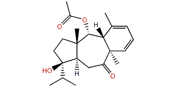 (5S,8R,9S,12S,14R)-9-Hydroxy-13-acetoxydolasta-1,3-dien-6-one