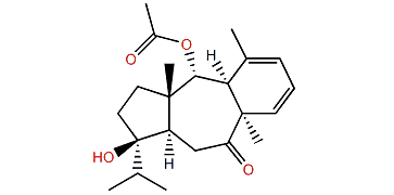 (5S,8S,9S,12S,14R)-9-Hydroxy-13-acetoxydolasta-1,3-dien-6-one