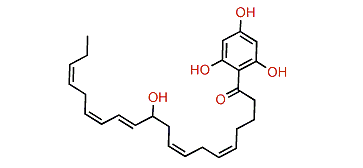 (5Z,8Z,12E,14Z,17Z)-1-(2,4,6-Trihydroxyphenyl)-11-hydroxyeicosa-5,8,12,14,17-pentaen-1-one
