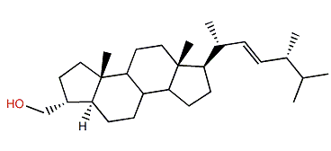 (5a,22E,24R)-3b-Hydroxymethyl-24-methyl-A-norcholest-22-ene