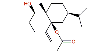 5a-Acetoxy-4(14)-eudesmene-1b-ol