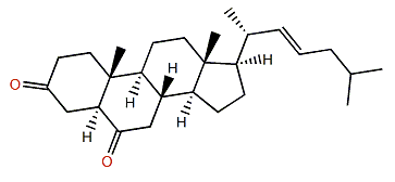5a-Cholest-22-en-3,6-dione