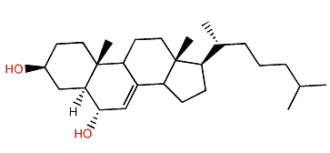 5a-Cholest-7-en-3b,6a-diol
