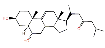 5a-Cholesta-9(11),20(22)-dien-3b,6a-diol-20-one