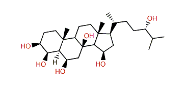 (24S)-5a-Cholestane-3b,4b,6b,8,15b,24-hexol