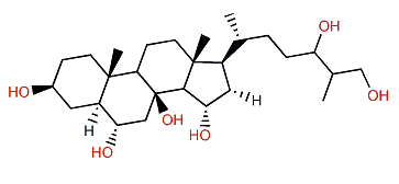 5a-Cholestane-3b,6a,8,15a,24,26-hexol