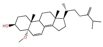 5a-Methoxyergosta-6,8(14),24(28)-trien-3b-ol