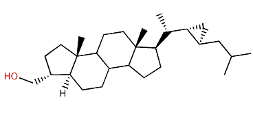 (5a,22R,23R)-3b-Hydroxymethyl-A,28,33-trinorgorgostane