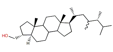 (5a,23xi,24R)-3b-Hydroxymethyl-23-methyl-A-norergostane