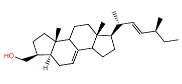 (5a,22E,24S)-3b-Hydroxymethyl-A,27-dinorergosta-7,22-diene