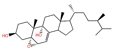 (24R)-5a,6a-Epoxy-24-methylcholest-7-en-3b,9a-diol