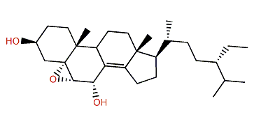 (24S)-5a,6a-Epoxy-24-ethylcholest-8-en-3b,7a-diol