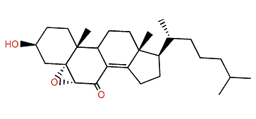 5a,6a-Epoxy-3b-hydroxycholest-8(14)-en-7-one