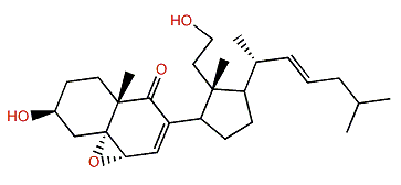 (22E)-5a,6a-Epoxy-3b,11-dihydroxy-9,11-secocholesta-7,22-dien-9-one