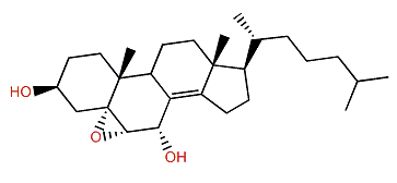 5a,6a-Epoxycholest-8(14)-en-3b,7a-diol
