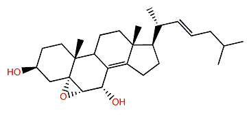 (22E)-5a,6a-Epoxycholesta-8(14),22-dien-3b,7a-diol
