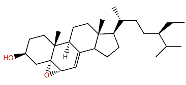 5a,6a-Epoxystigmast-7-en-3b-ol