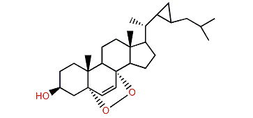 5a,8a-Epidioxy-23,24-didemethylgorgost-6-en-3b-ol