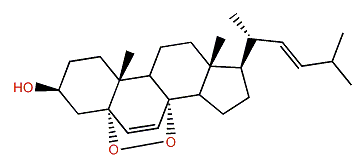 (22E)-5a,8a-Epidioxy-24-norcholesta-6,22-dien-3b-ol