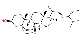 (24R)-5a,8a-Epidioxy-24-ethylcholesta-6,22-dien-3b-ol