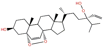 (24R)-5a,8a-Epidioxy-24-hydroperoxystigmasta-6,28-dien-3-ol